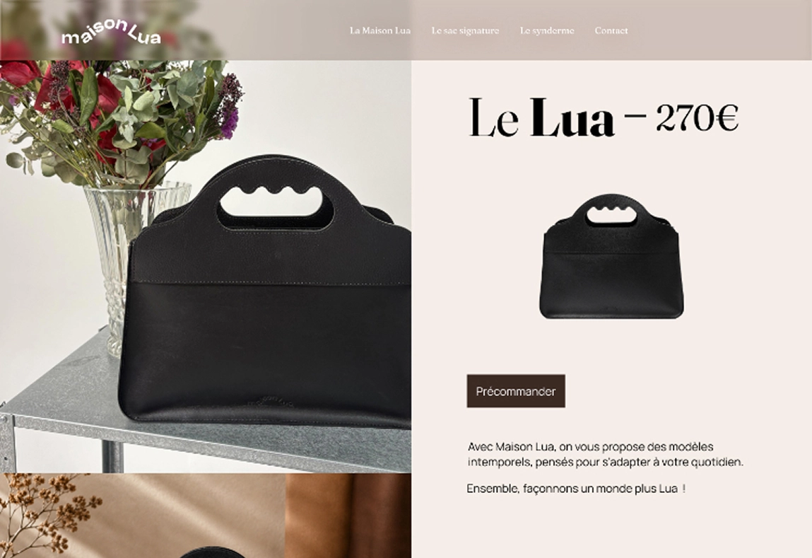 page sac maison Lua